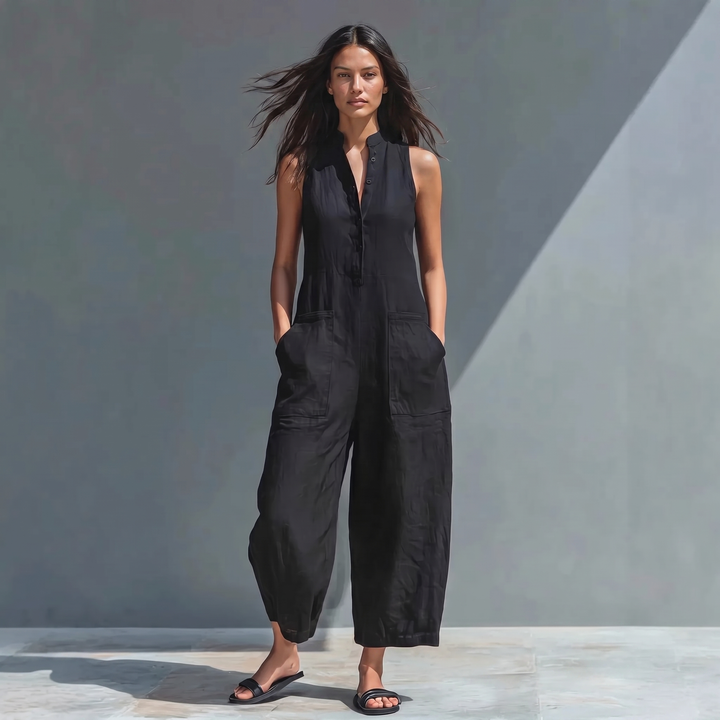 The Harper Linen Jumpsuit