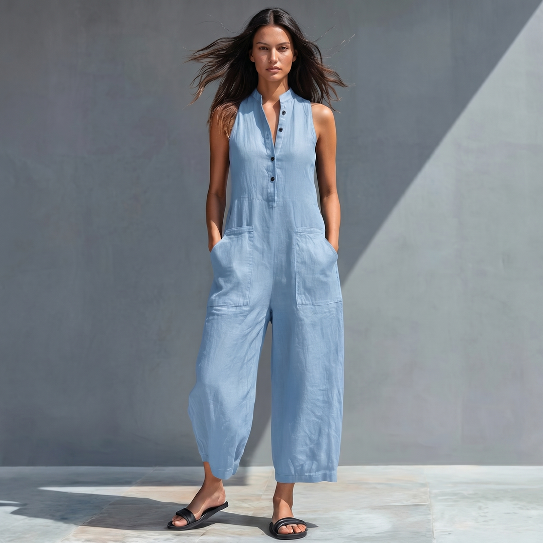The Harper Linen Jumpsuit
