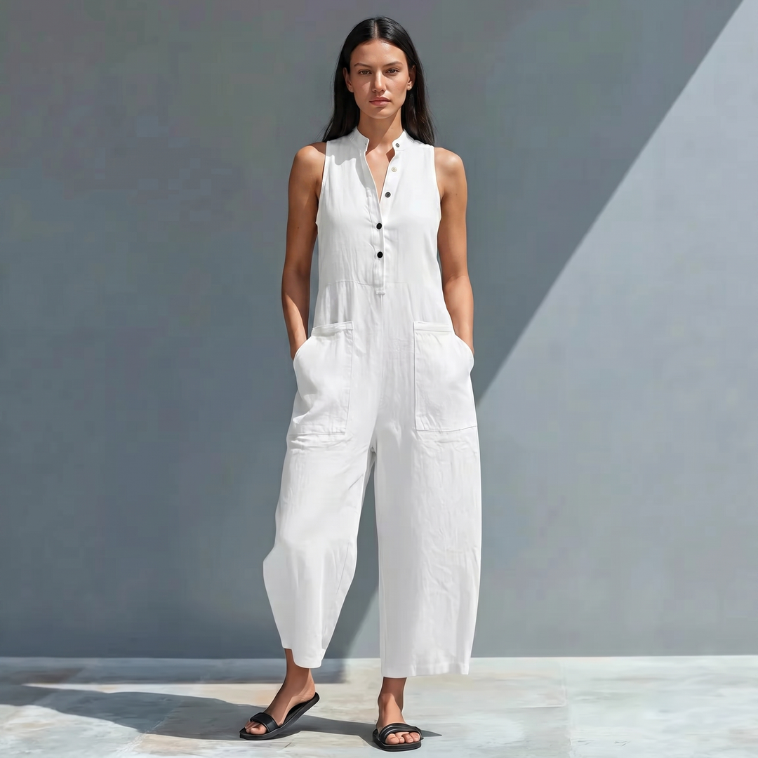 The Harper Linen Jumpsuit