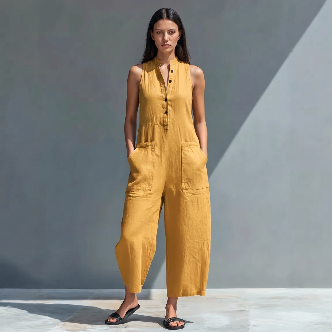 The Harper Linen Jumpsuit